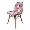 STUHL DENVER mit Holzbeinen - Multicolor/Grau, Holz/Textil (46/85/46cm) - Stuhlmann
