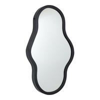 WANDSPIEGEL Origa Schwarz - Schwarz, Metall (30/50/4cm) - LOFT42