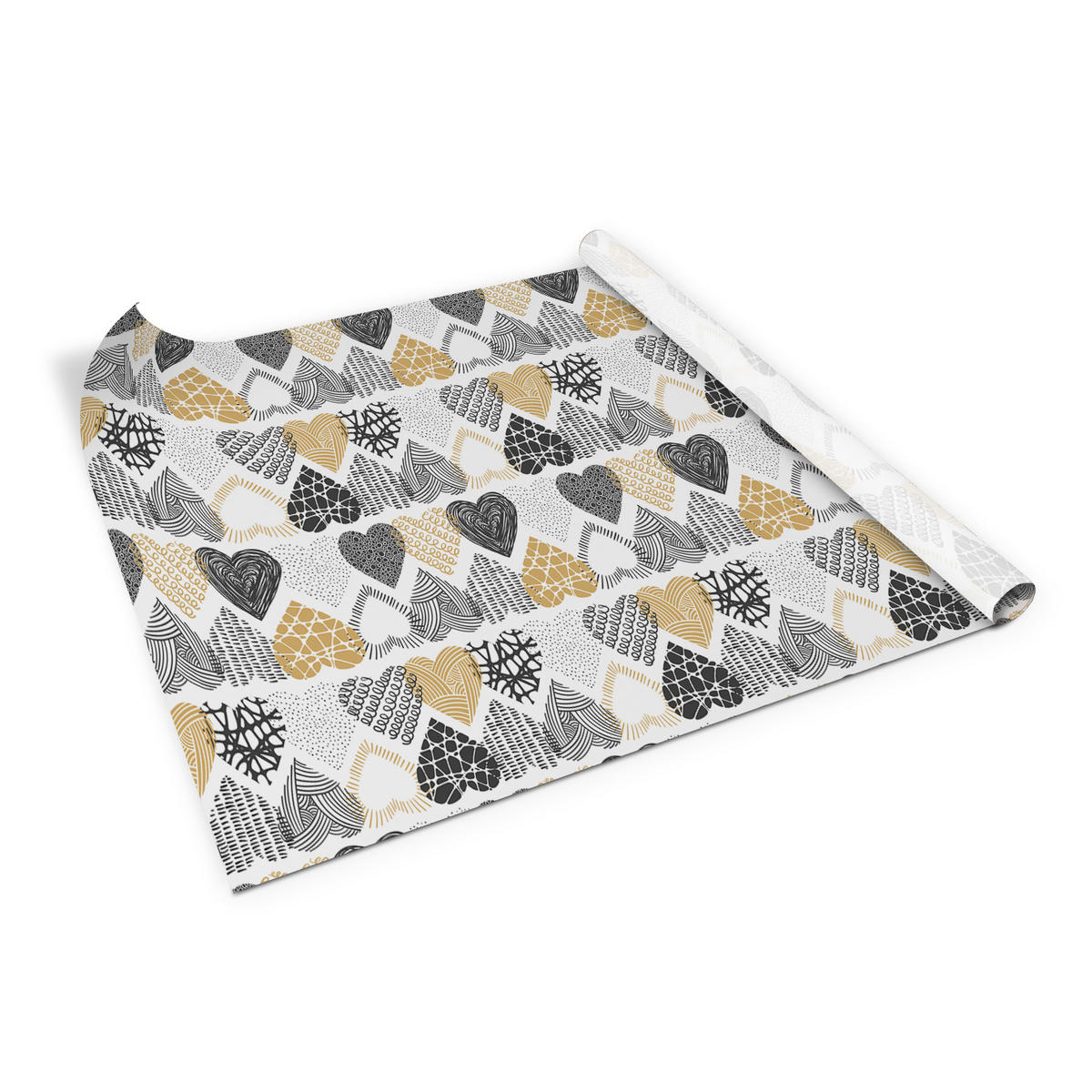 MÖBELAUFKLEBER 100x50 cm Cartoon-Herzen - Multicolor, Kunststoff (100/50/50cm) - TULUP