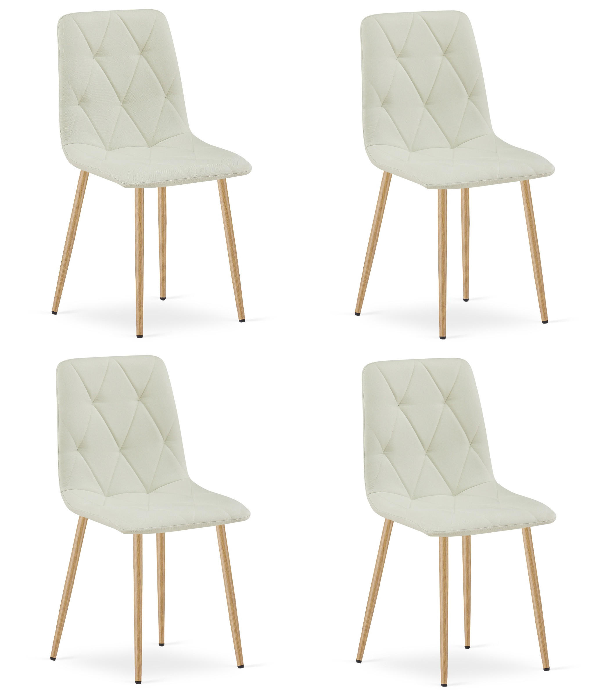 XXXLutz Stuhl Beige 44.5x59x54.5 cm