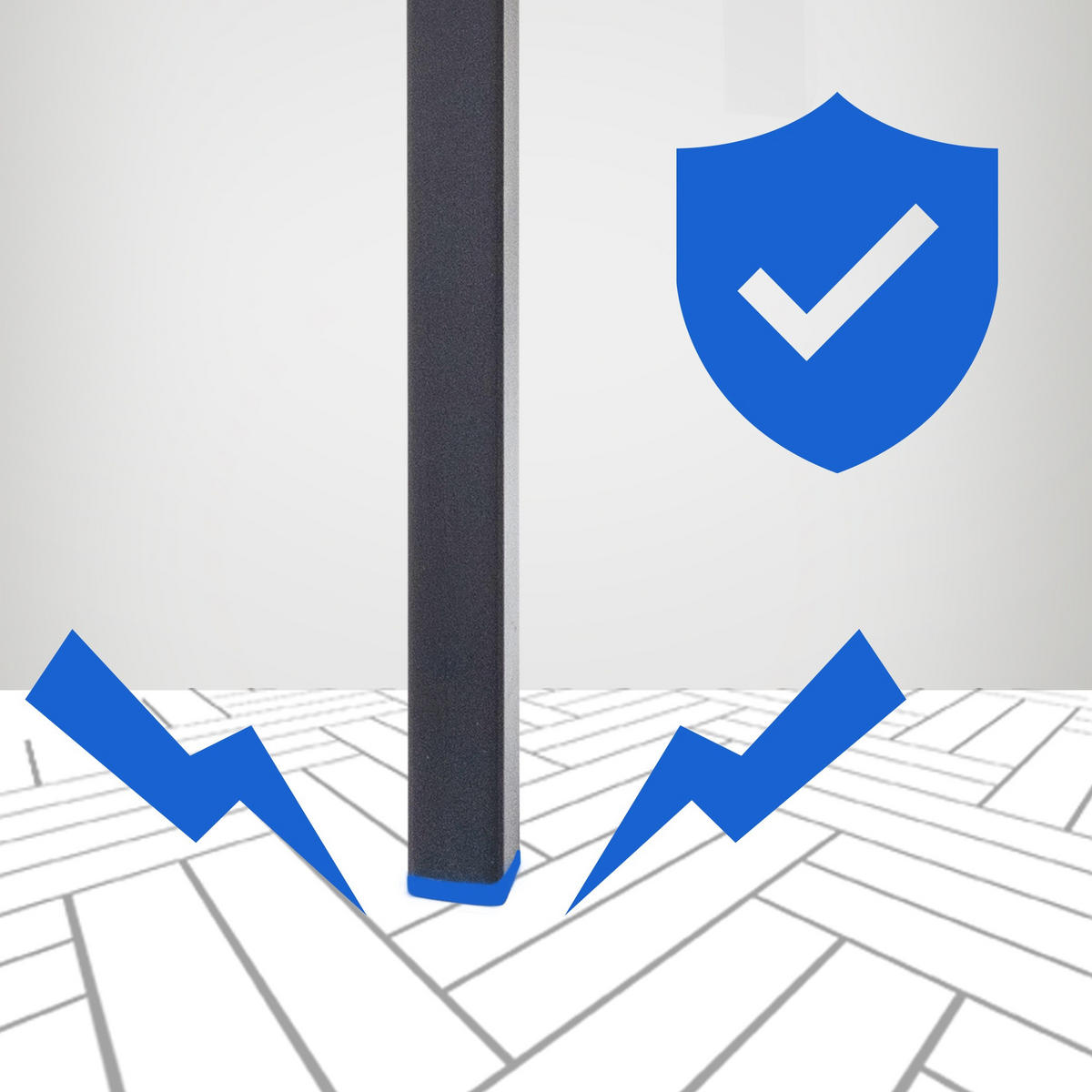 BARHOCKER Samt grau - Schwarz/Grau, Textil/Metall (64/110/48cm) - CLP