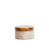 DEKO-DOSE Kelimutu Weiß Ø15/9,5 cm - Bernsteinfarben, Kunststoff (15/9.5/15cm) - Light & Living