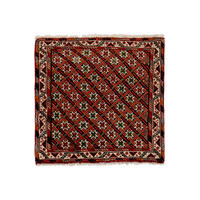 TEPPICH Gashgai Mehrfarbig 55/58 cm Schurwolle - Multicolor, Textil (58/55cm) - Looma