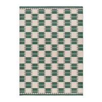 KURZFLORTEPPICH Grün / Beige Astra 133/190 cm - Beige/Grün, Naturmaterialien/Textil (133/190cm) - Atticgo