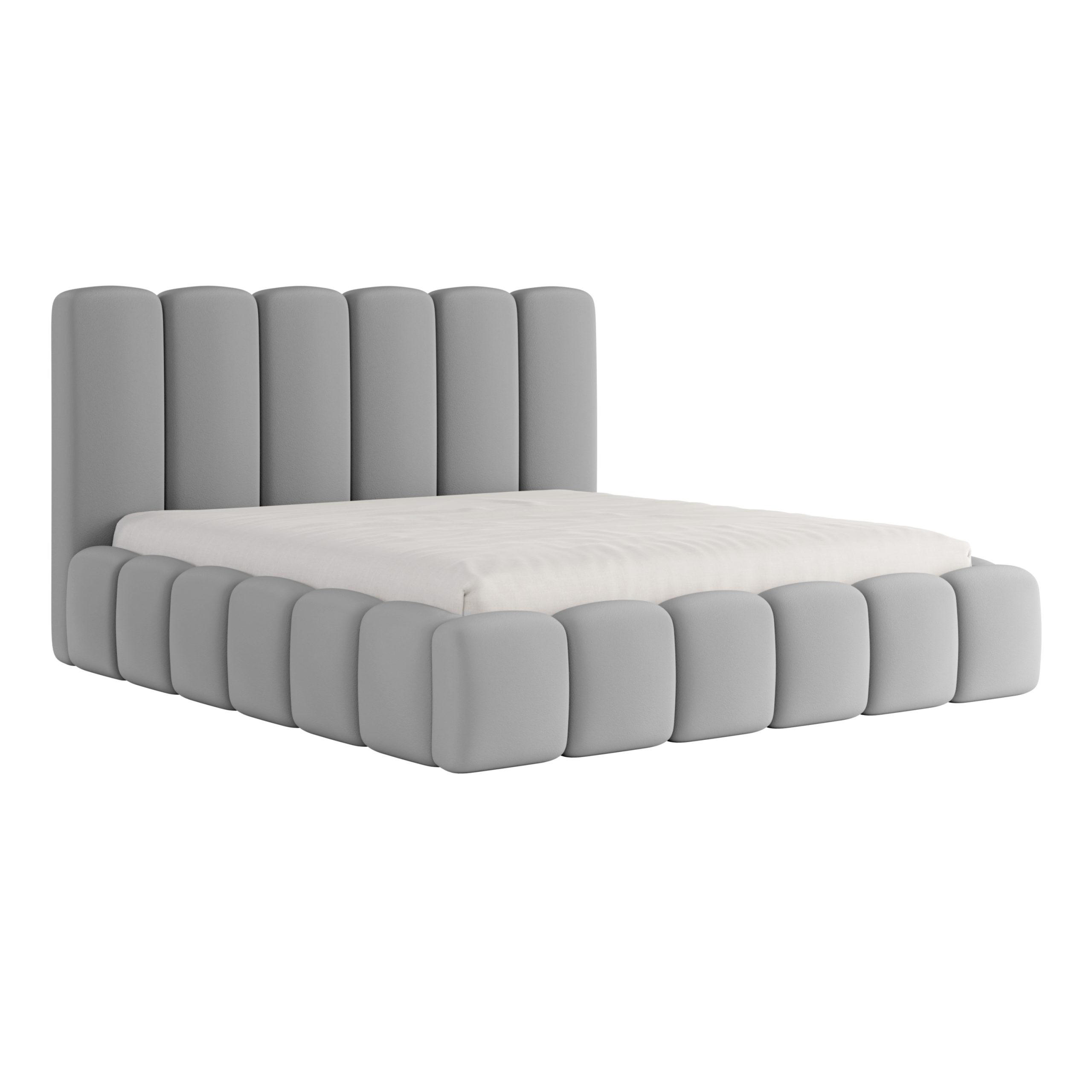POLSTERBETT Doppelbett Svenstorp Hellgrau 180x200 cm - Hellgrau, Textil (180/200cm) - Meblito