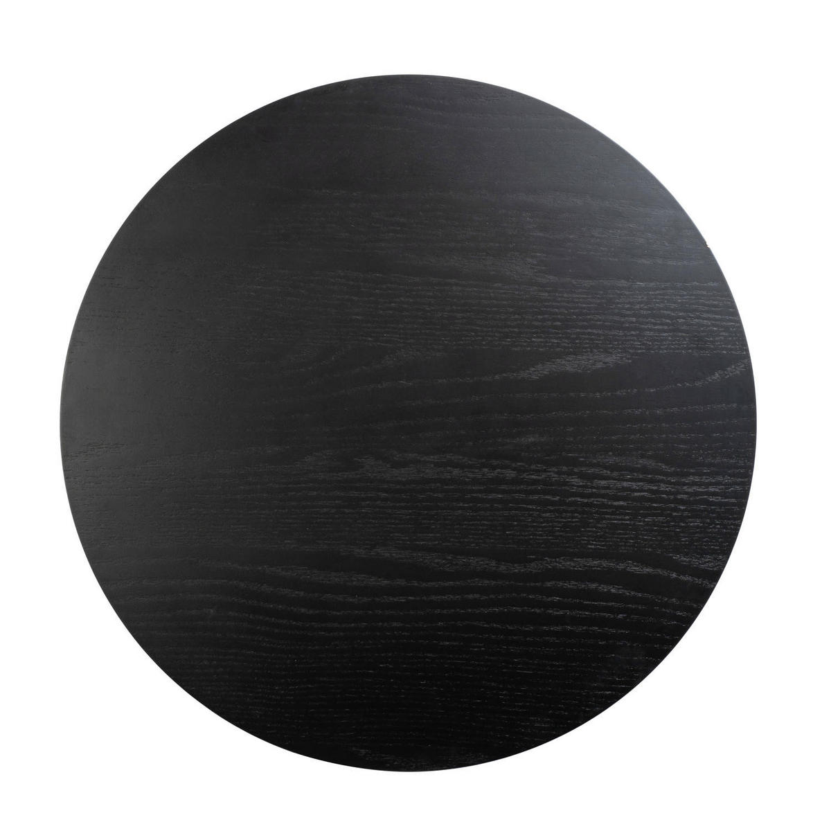 COUCHTISCH rund Schwarz 60/60/40 cm - Schwarz, Holzwerkstoff (60/60/40cm) - Furnhouse