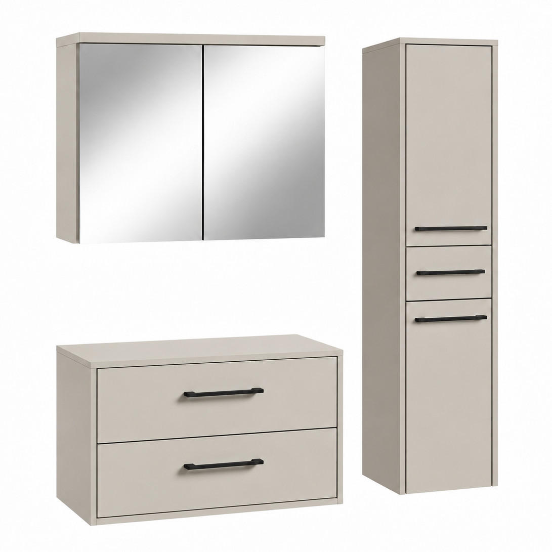 Badplaats Badmöbel-Set Kaschmir 80x46x46 cm