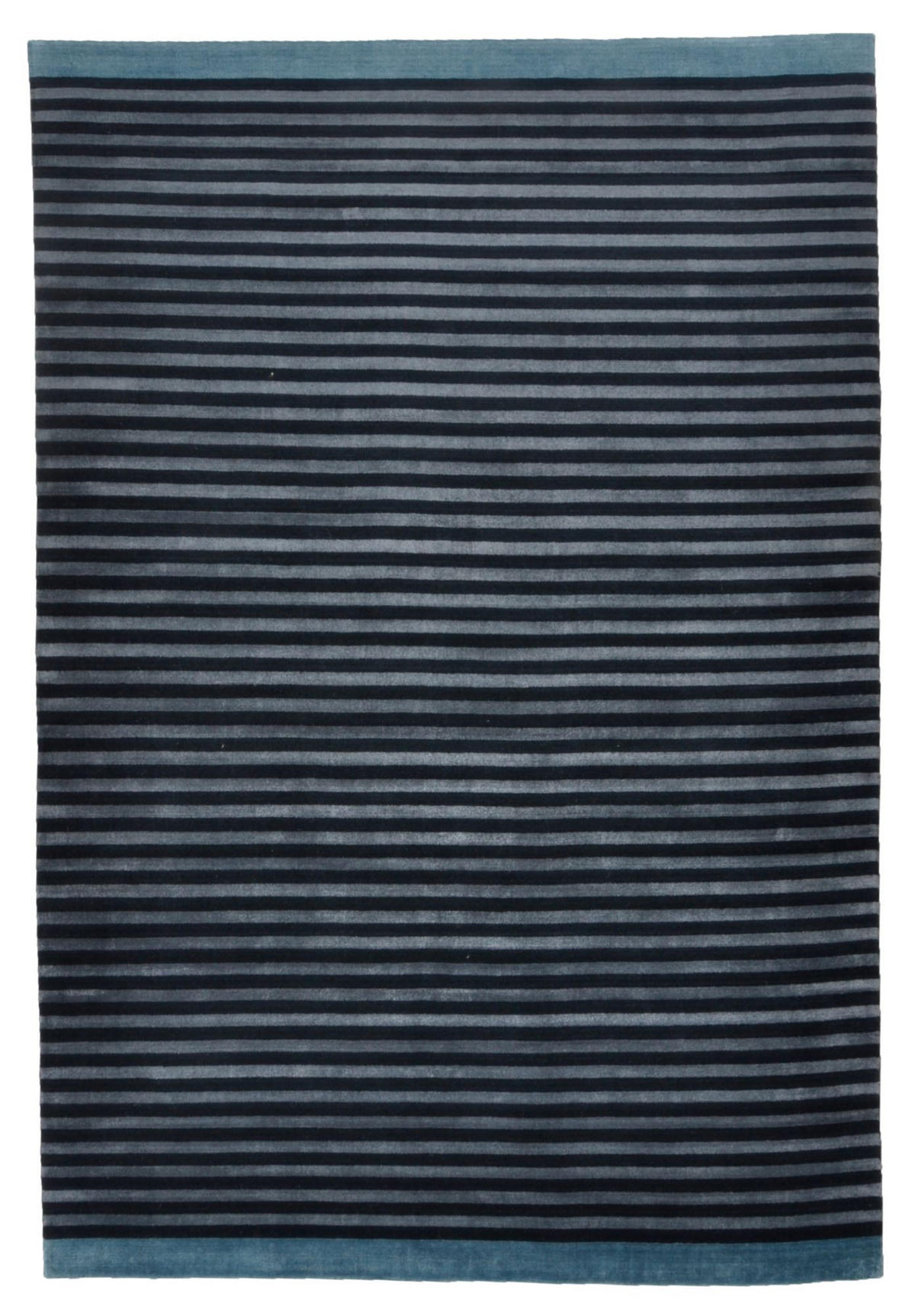 HANDWEBTEPPICH Miami 190x290 cm - Blau, Textil (190/290cm) - THEKO