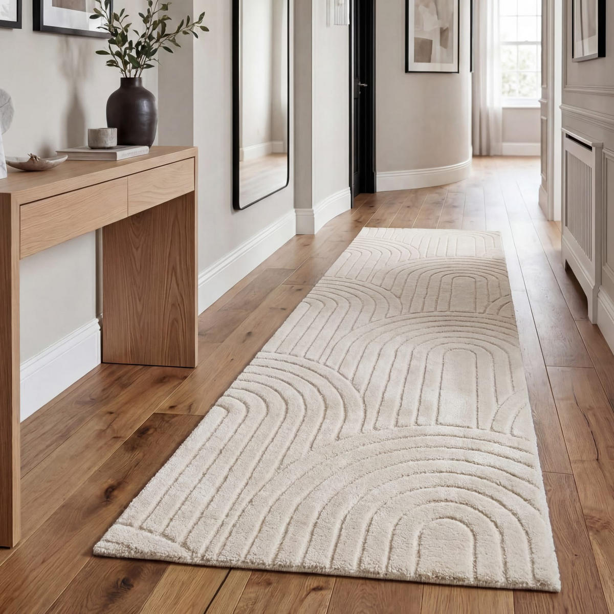 HOCHFLORTEPPICH 80/150 cm Tokio 471 - Creme, Kunststoff (80/150cm) - Paco Home