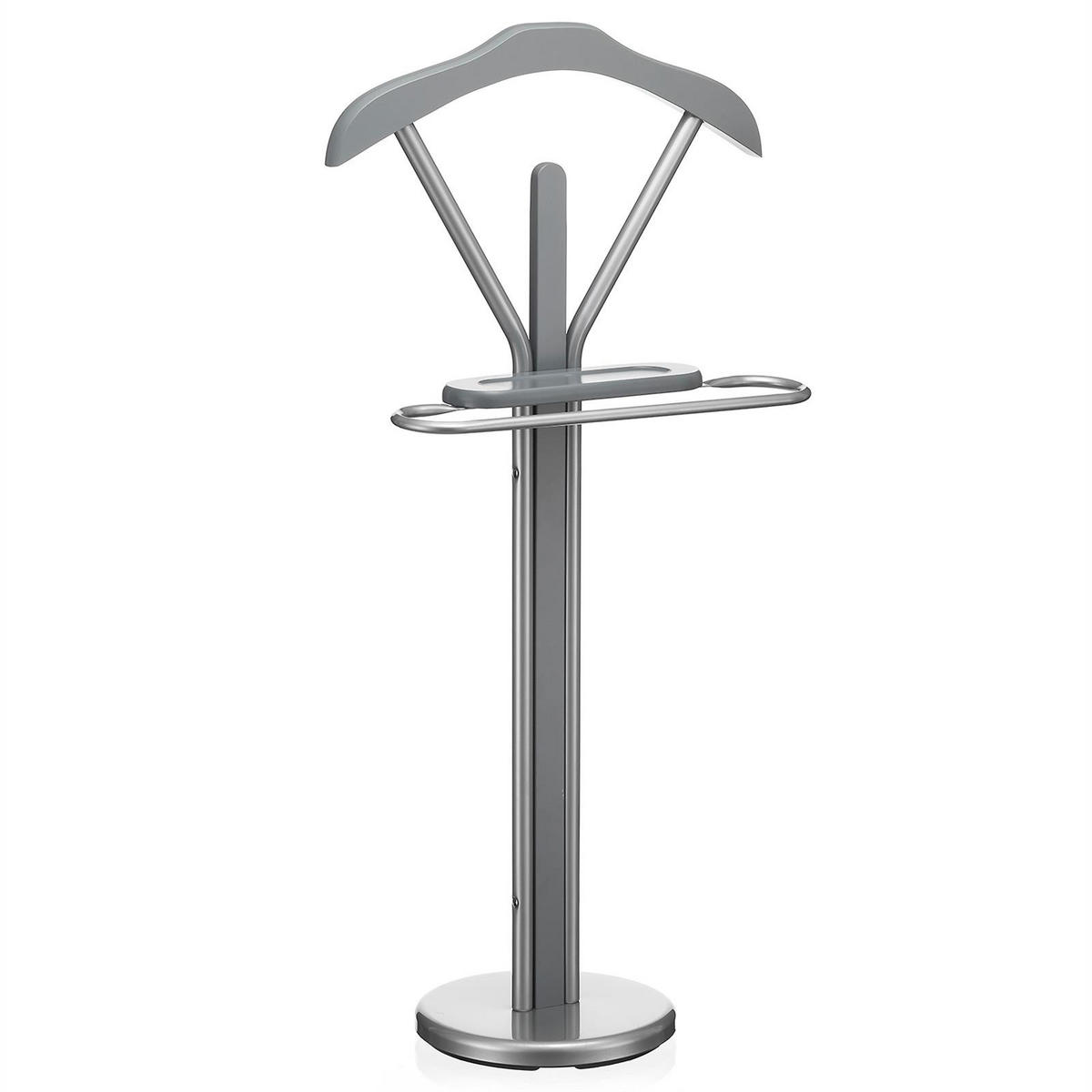 HERRENDIENER FABIO - Grau, Metall (45/108/30cm) - IDIMEX