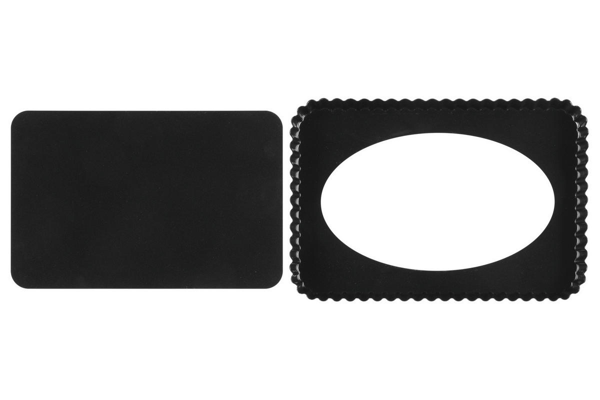 TARTEFORM 21/31 cm - Schwarz, Metall (31.5/3/21.5cm)