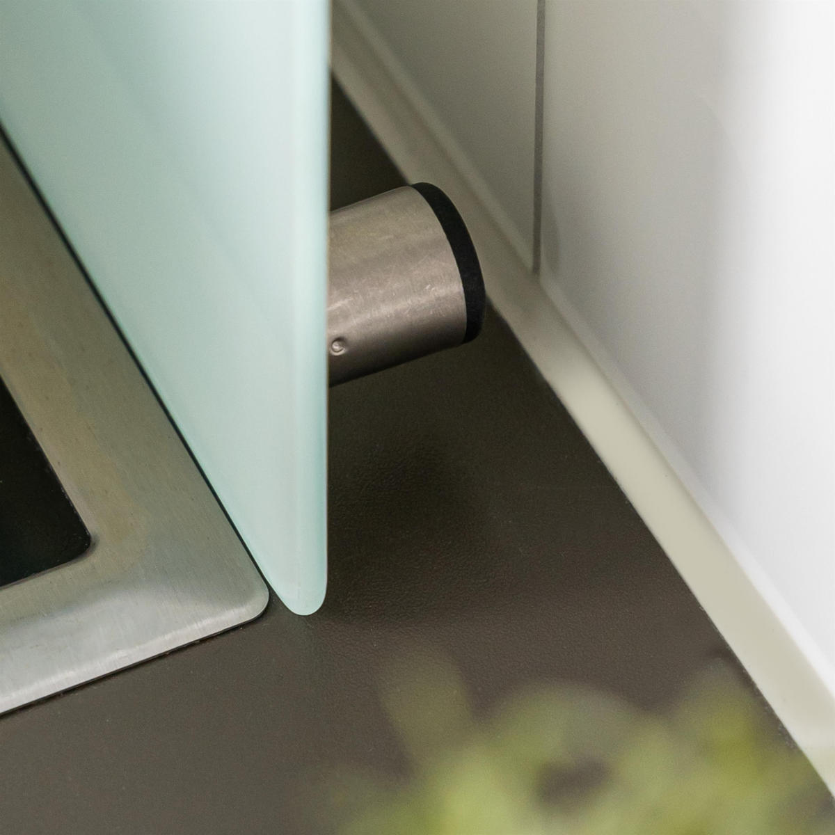 HERDABDECKPLATTEN-ERSATZFUSS 4er-Set - Edelstahlfarben, Metall (2/5.5/2cm) - bremermann