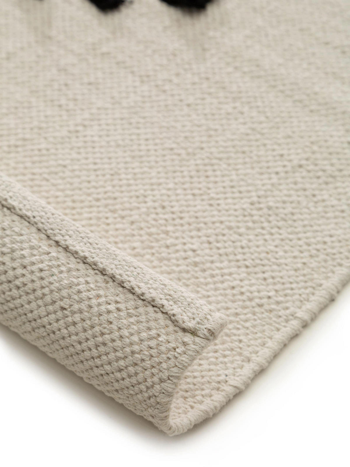 BAUMWOLLTEPPICH Bo Ivory 120x170 cm - Creme, Textil (120/170cm) - benuta Pop