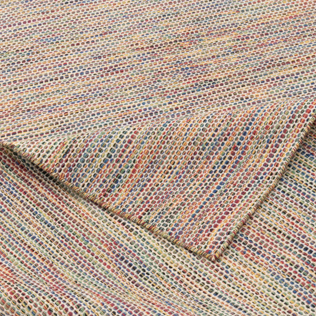 NATUR TEPPICH LÄUFER WOLLE RANA MELIERT - Multicolor, Textil (70/130cm) - Pergamon