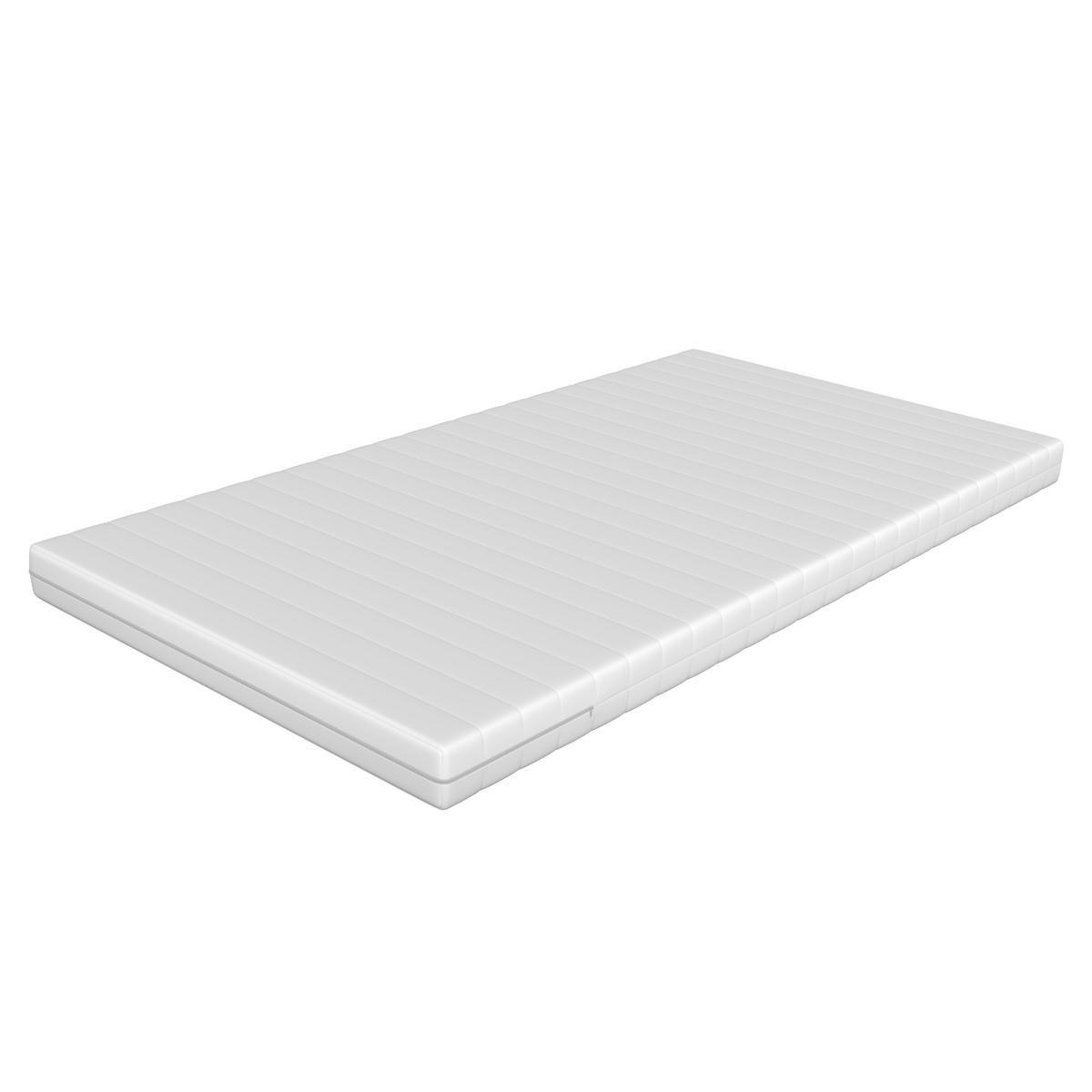 MATRATZE 60x120 cm H2 H3 Höhe 5cm - 7-Zonen Kaltschaummatratze, Wendematratze mit waschbarem Bezug - Weiß, Textil (60/120cm) - Mister Sandman