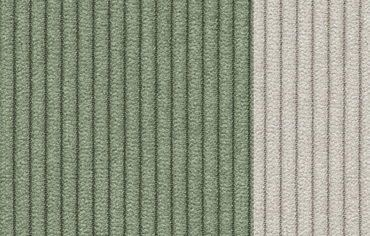 SESSEL OLI in Cordstoff salbeigrün - Salbeigrün, Holz/Textil (130/91/108cm) - Courtois Laville