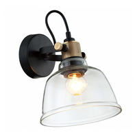 WANDLEUCHTE Linz, Transparant, 25cm - Transparent, Glas (16/25/21cm) - KOSILUM