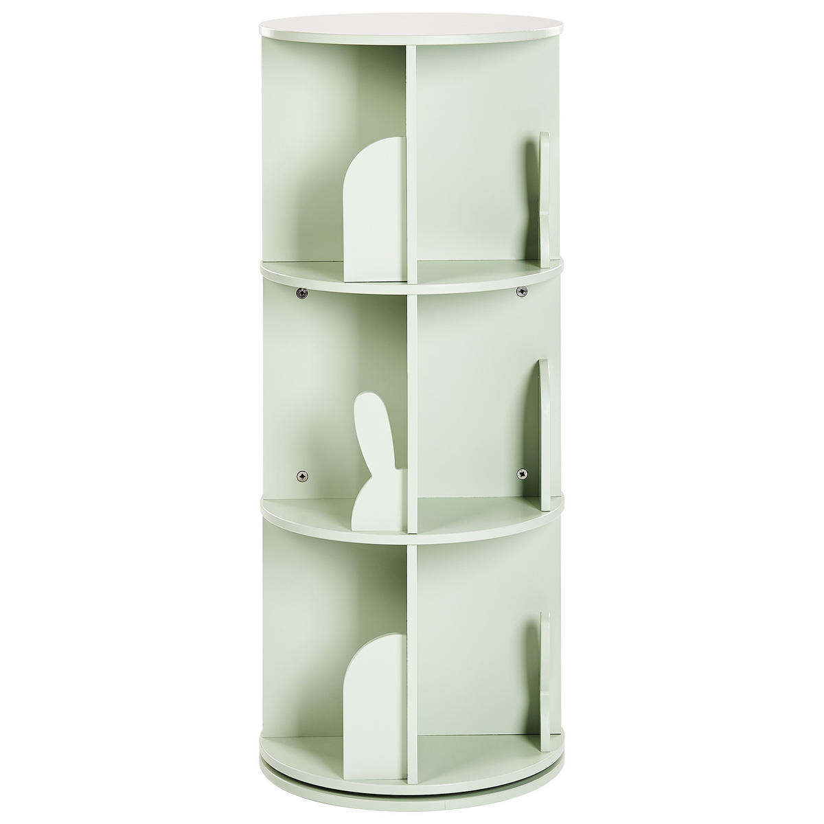 BÜCHERREGAL 94 cm Hellgrün Caney - Hellgrün, Holzwerkstoff (40/94/40cm) - Beliani