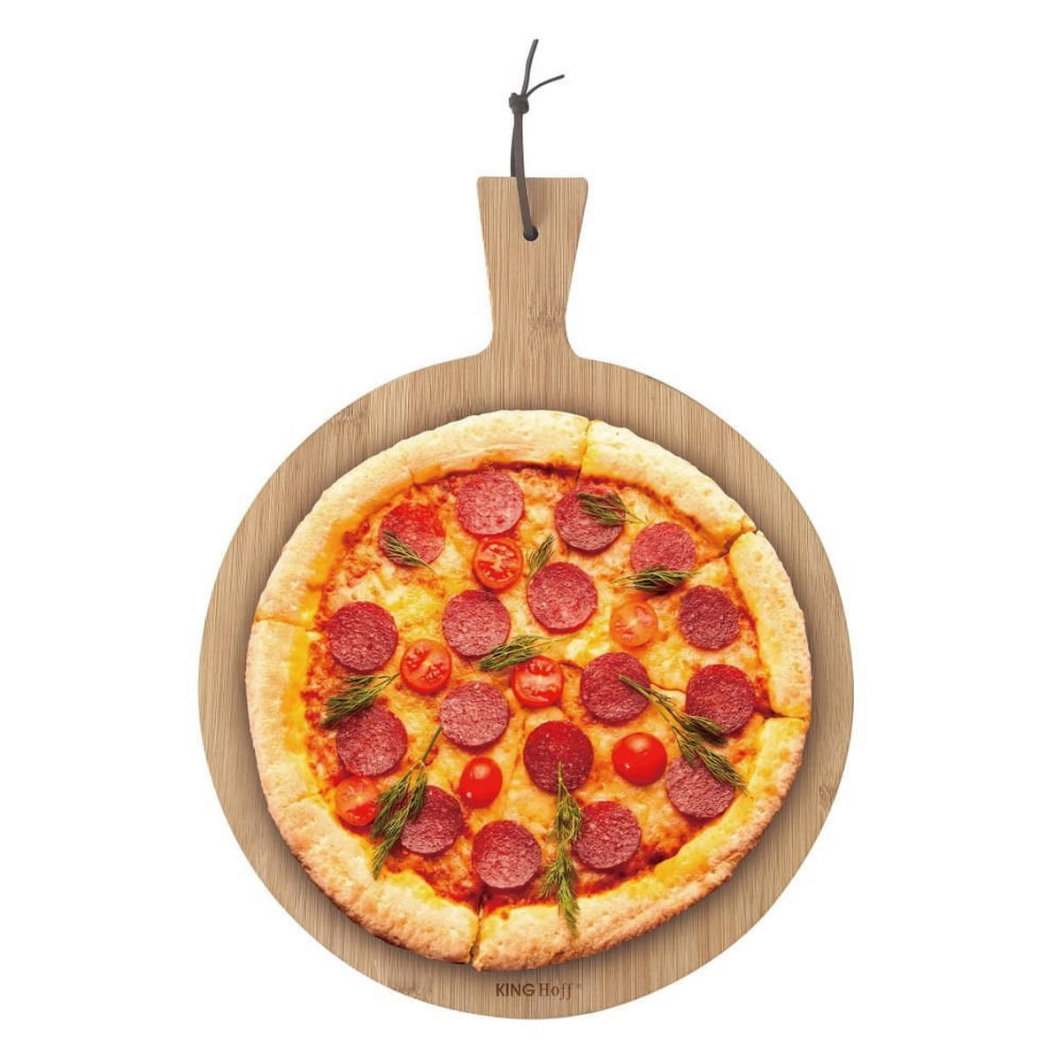 SERVIERPLATTE Braun 41/41/1.5 cm KH1673 - Braun, Holz (41/1.5/41cm) - Kinghoff 
