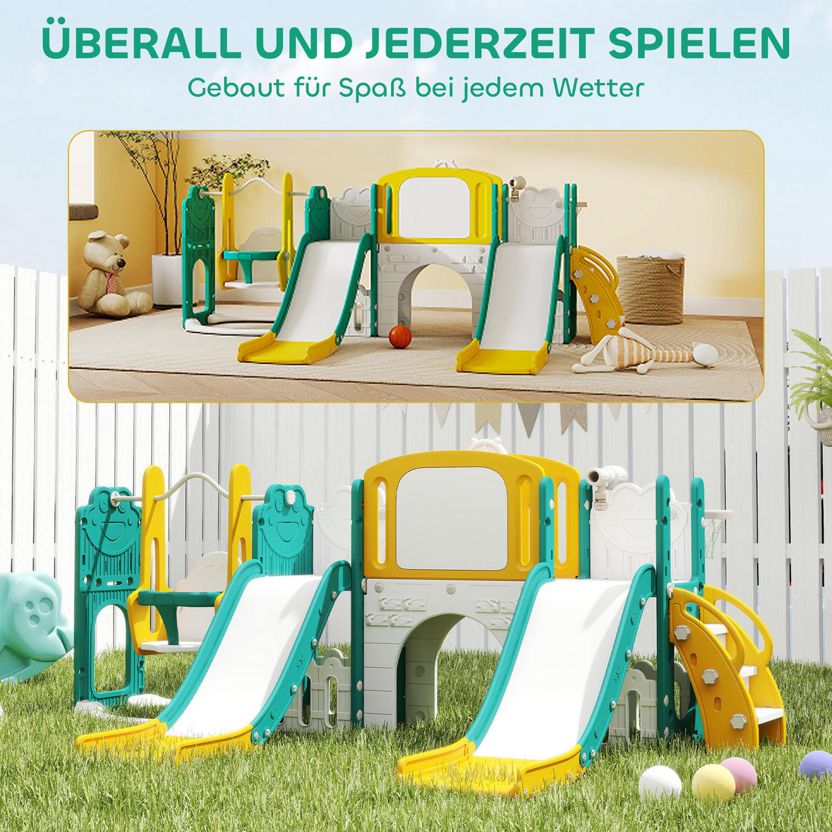 RUTSCH DE-09331 Gelb/Grün - Gelb, Kunststoff (150/94/250cm) - ComfortXL