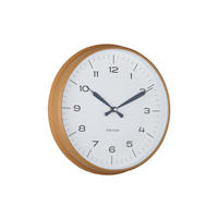 WANDUHR Modern Factory Ø30 cm - Gelb, Kunststoff (30/4.5/30cm) - Karlsson