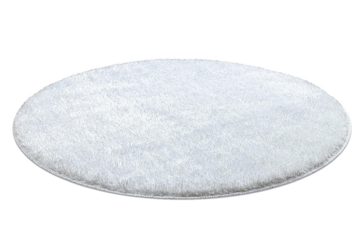 BADLÄUFER SYNERGY Kreis, 67 cm - Weiß, Textil (67/67cm) - rugsX