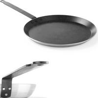 CRÊPE-PFANNE - flach, Durchmesser 280 mm - Hendi 627679 - Schwarz, Metall (28/28/2.5cm) - Hendi
