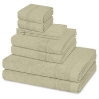FROTTIERSET Rubin 8-teilig - Beige, Textil (50/100cm) - Ross