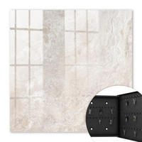 SCHLÜSSELBOX Schwarz 30x30 cm- Türöffnung nach rechts - Beige Abstraktionen - Beige, Metall (30/30/5cm) - TULUP
