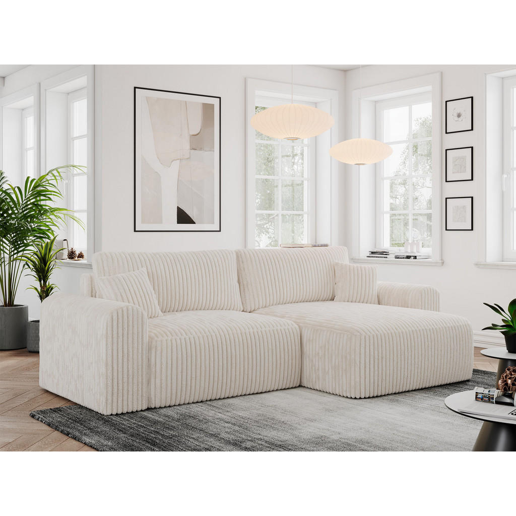 Thumbnail - MKS Ecksofa, Beige, Textil, 3-Sitzer, L-Form,L-Form, 274x152 cm, Oeko-Tex®, Wohnzimmer, Sofas & Couches, Wohnlandschafte...