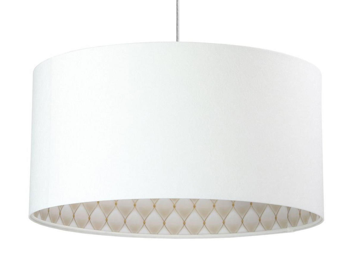 HÄNGELEUCHTE Weiß 40/20 cm - Beige/Weiß, Kunststoff (40/0.6/20cm) - ONZENO