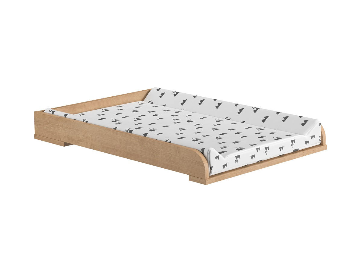 BABYZIMMER Set Nicole 4-teilig - Eiche - Eichefarben, Holzwerkstoff (100/208/58cm) - QMM TraumMöbel