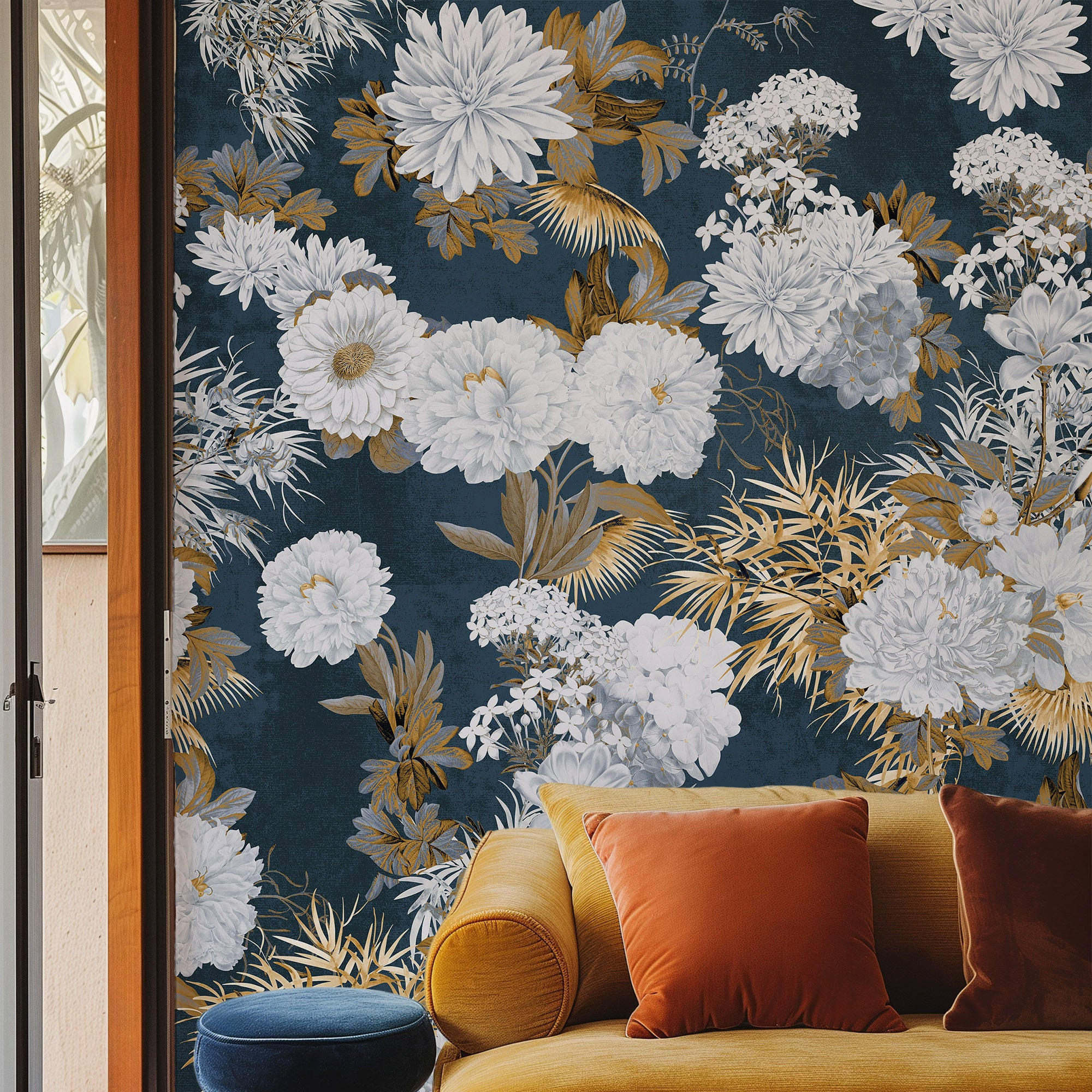 Wallpapers4Beginners Tapete Gold 180x260 cm