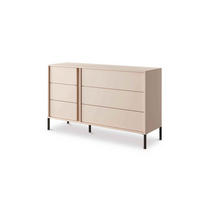 KOMMODE Dust - Weiß, Holzwerkstoff (137.3/81.4/39.5cm) - Pillovely