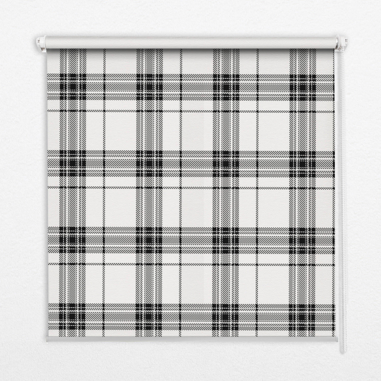 TULUP VNITŘNÍ roleta - okenní roleta - roleta - 80x180 cm - Šedý tartan
