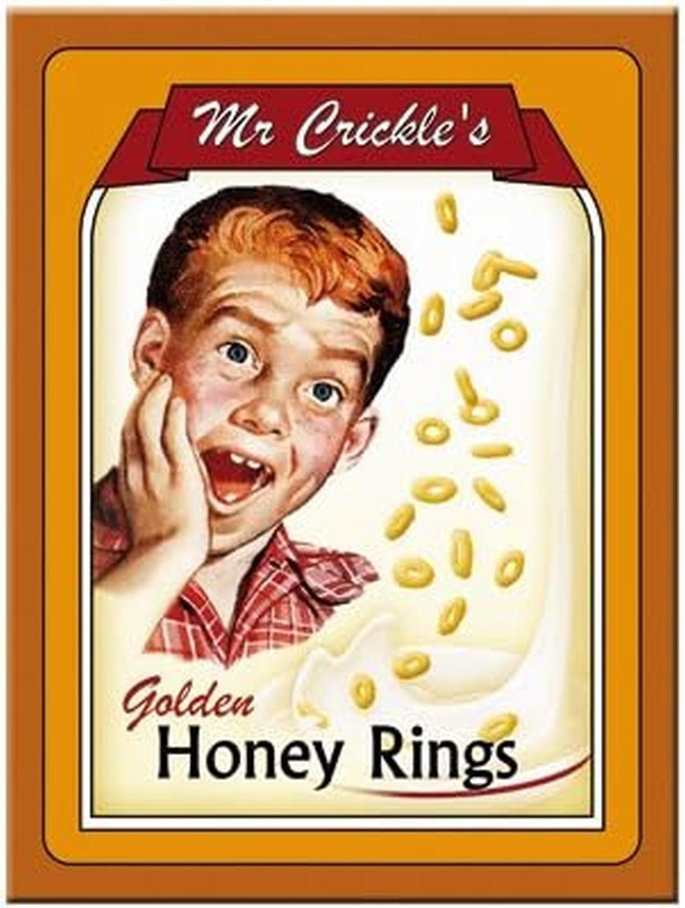 MAGNET 6/8 cm Honey Rings - Multicolor, Metall (6/8/0.1cm) - Nostalgic-Art