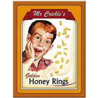 MAGNET 6/8 cm Honey Rings - Multicolor, Metall (6/8/0.1cm) - Nostalgic-Art