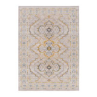 KURZFLORTEPPICH Beige / Senf Berta 115/170 cm - Dunkelgelb, Textil (115/170cm) - Atticgo