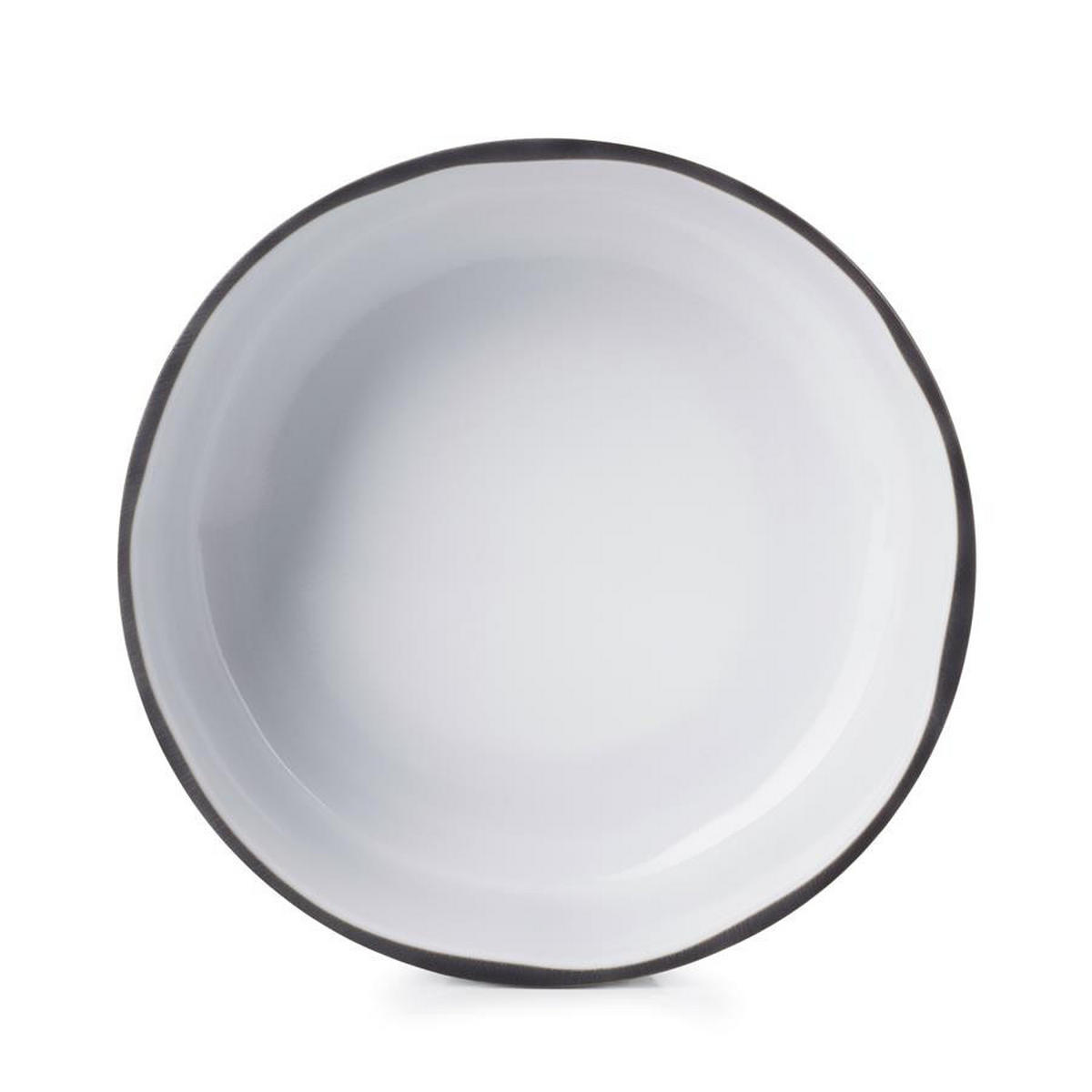 SCHALE / TELLER CARACTERE 14 cm Kumuluswolke weiß - Weiß, Keramik (14cm) - Revol Porcelaine France