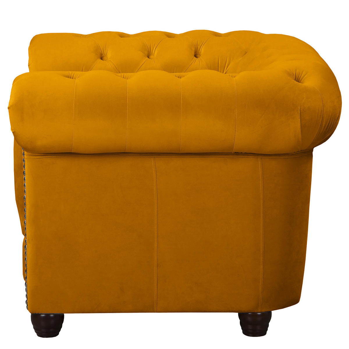 SESSEL - Gelb/Buchefarben, Buchenholz/Textil (104/72/86cm) - home24