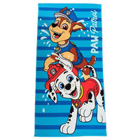 STRANDTUCH Paw Patrol Chase & Marshall Blau 120 x 60 cm - Blau, Textil (120/60cm) - Paw Patrol
