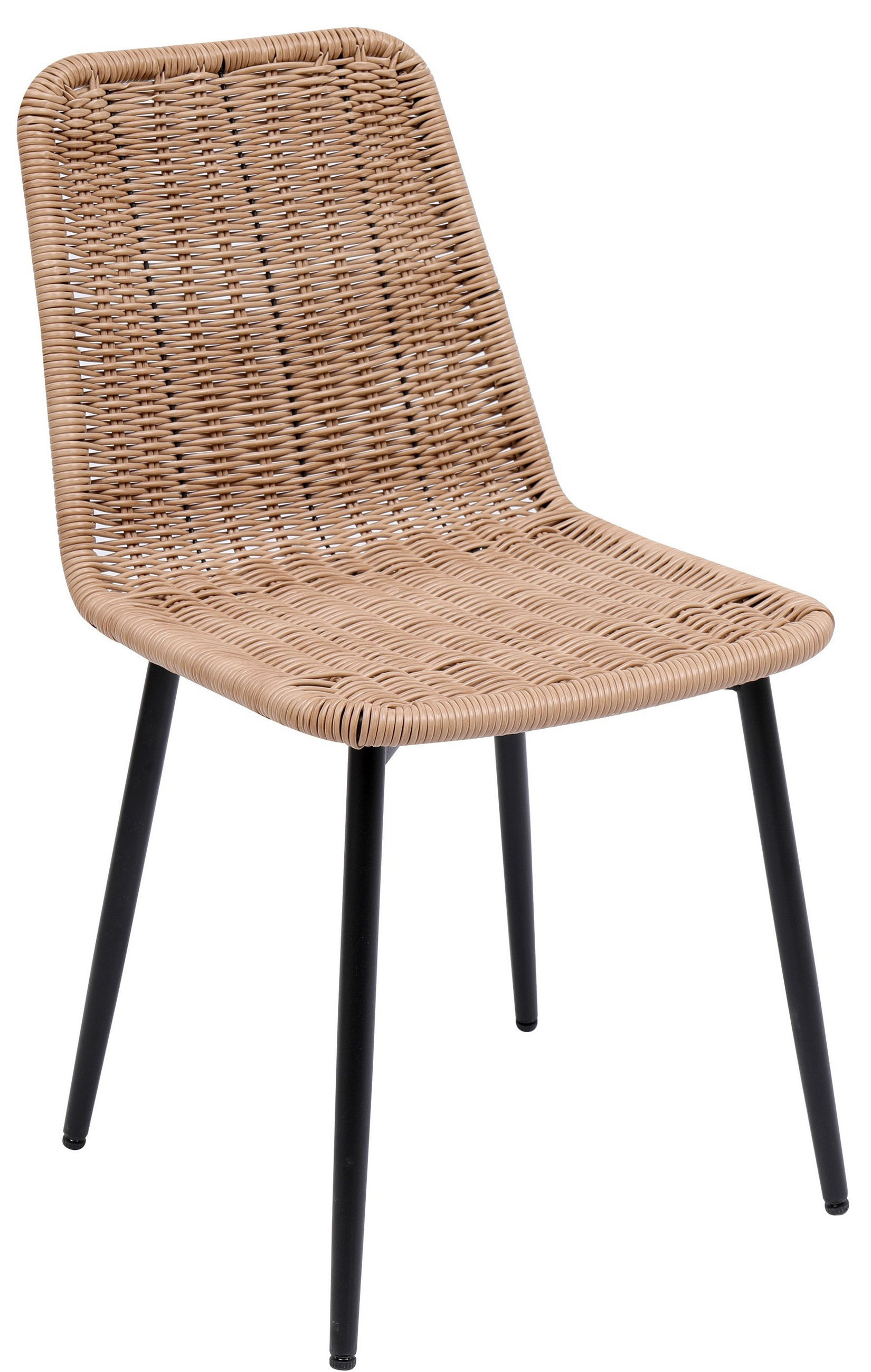 STUHL Rattan Braun - Braun, Metall (43/83/47cm) - Nordlys
