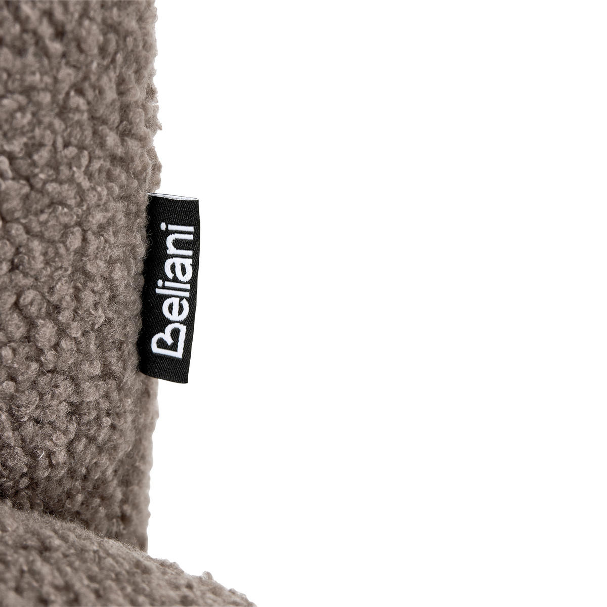 SESSEL Bouclé Taupe Kumla - Taupe, Textil (62/67/70cm) - Beliani