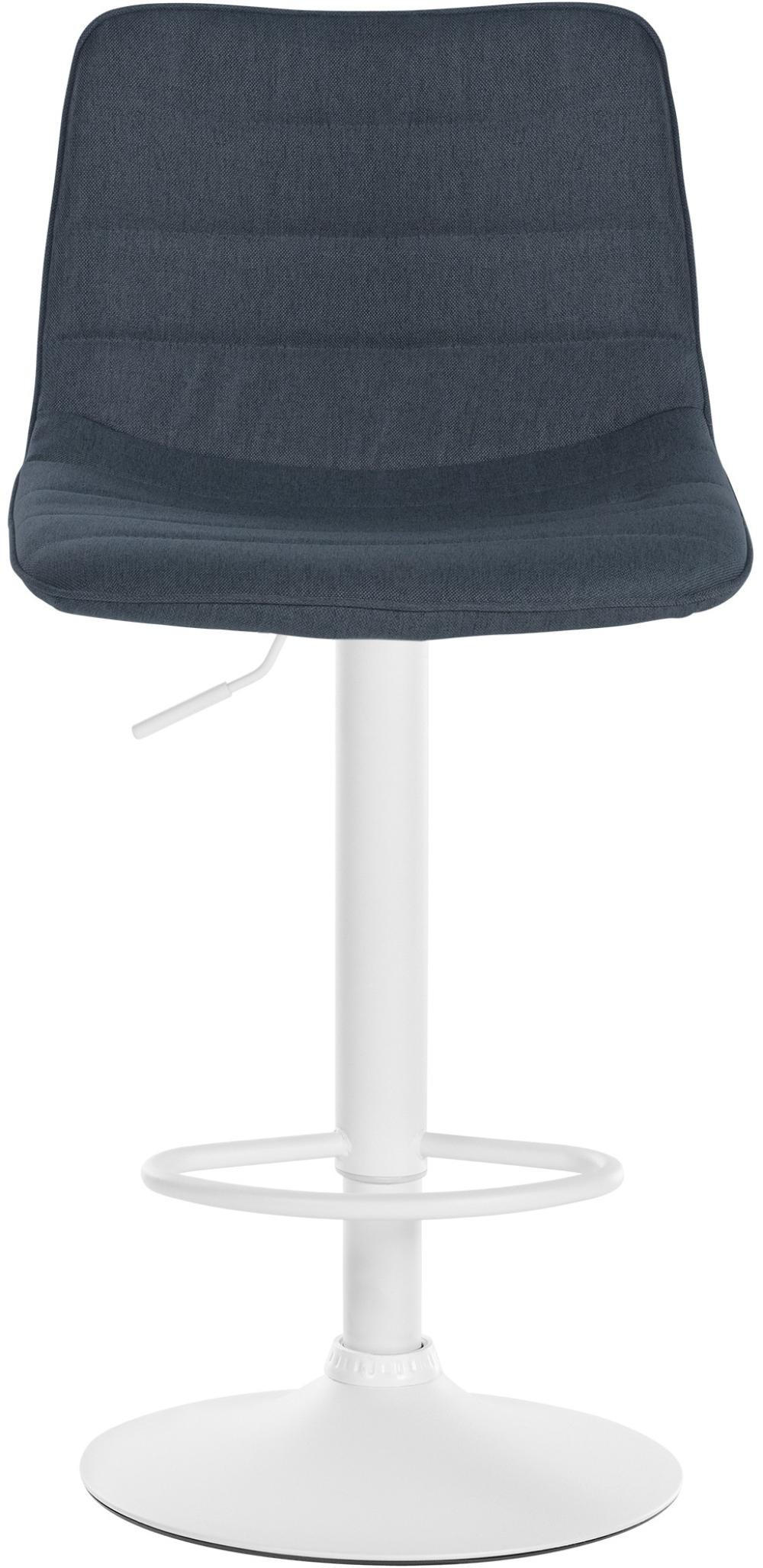 BARHOCKER 2er Set Stoff dunkelgrau - Dunkelgrau, Textil/Metall (45/89/46cm) - CLP