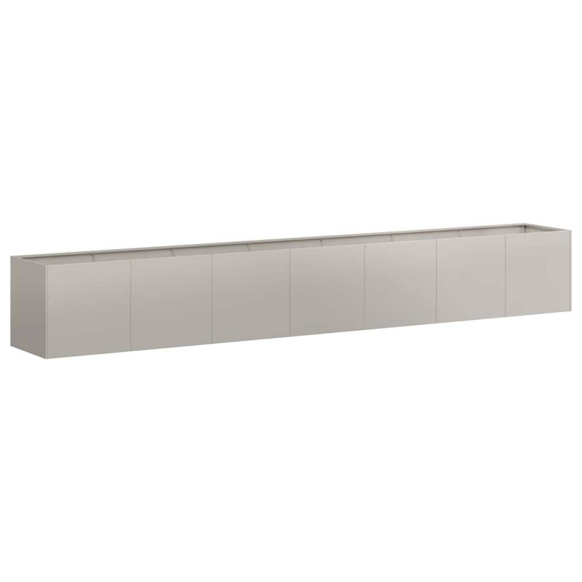 PFLANZKÜBEL Rostig 280/40/40 Cm Wetterfester Stahl - Rostfarben, Metall (40/40/280cm) - vidaXL