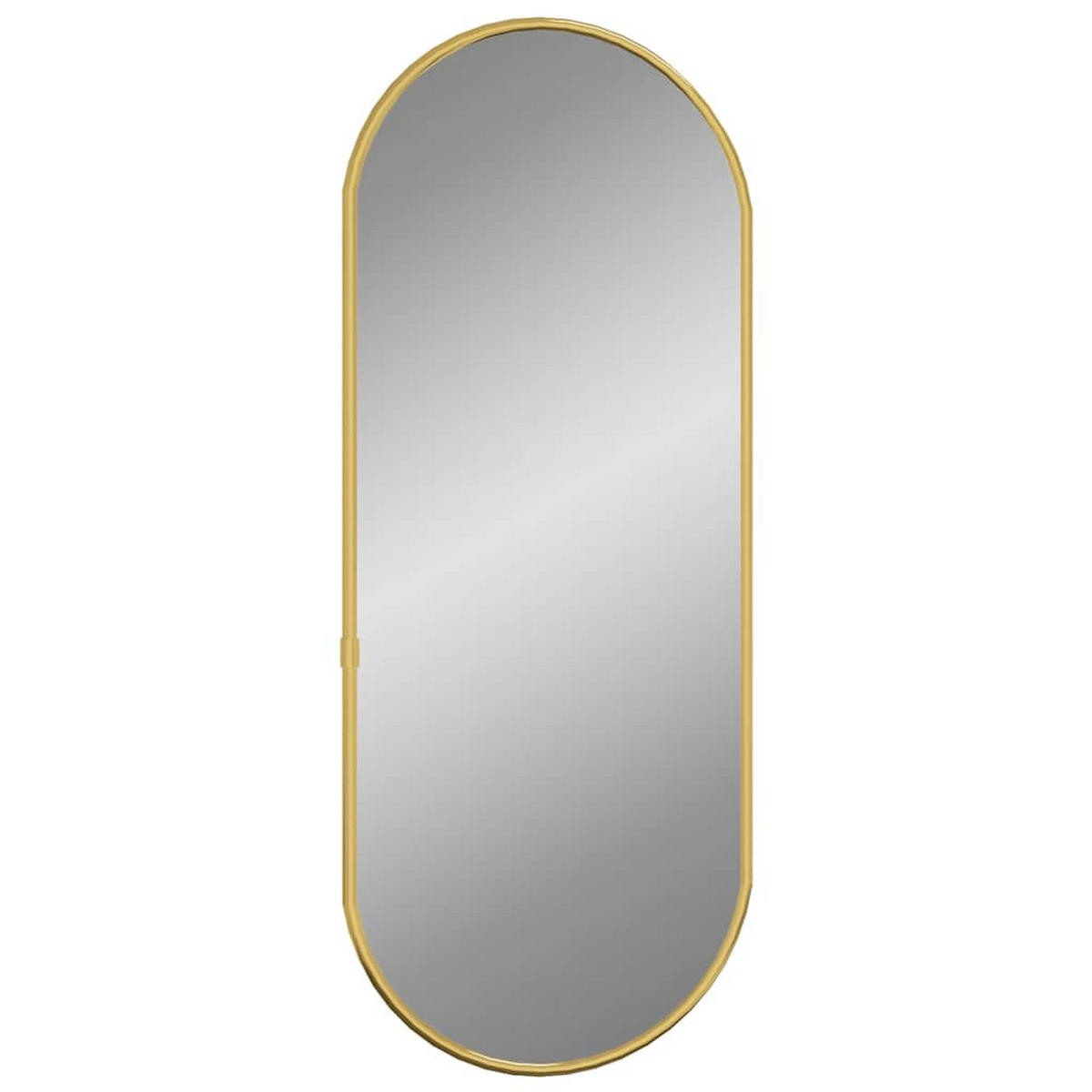 WANDSPIEGEL Golden 50x20 cm Oval - Goldfarben, Glas (20/50/1cm) - furnicato