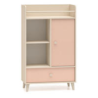 KOMMODE Mevel Wüstensand / Millennial Pink 80 / 40 / 132cm - Pink, Holz/Holzwerkstoff (80/132/40cm) - Feldmann-Wohnen