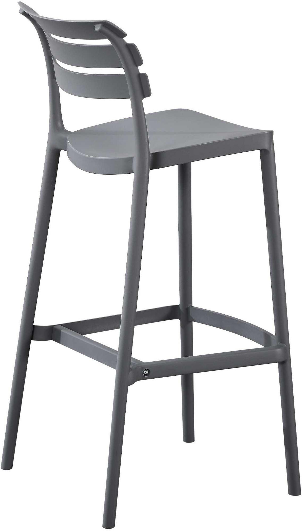 BARHOCKER Kunststoff Dunkelgrau - Dunkelgrau, Kunststoff (49/99/50cm) - CLP