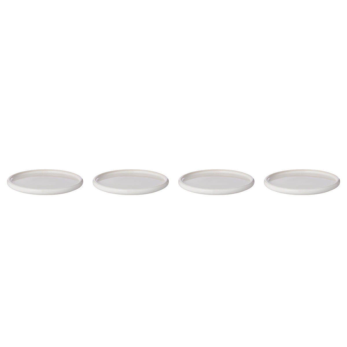 FRÜHSTÜCKSTELLER (4er Set) Boogy - Creme, Keramik (21/21/2.3cm) - Butlers