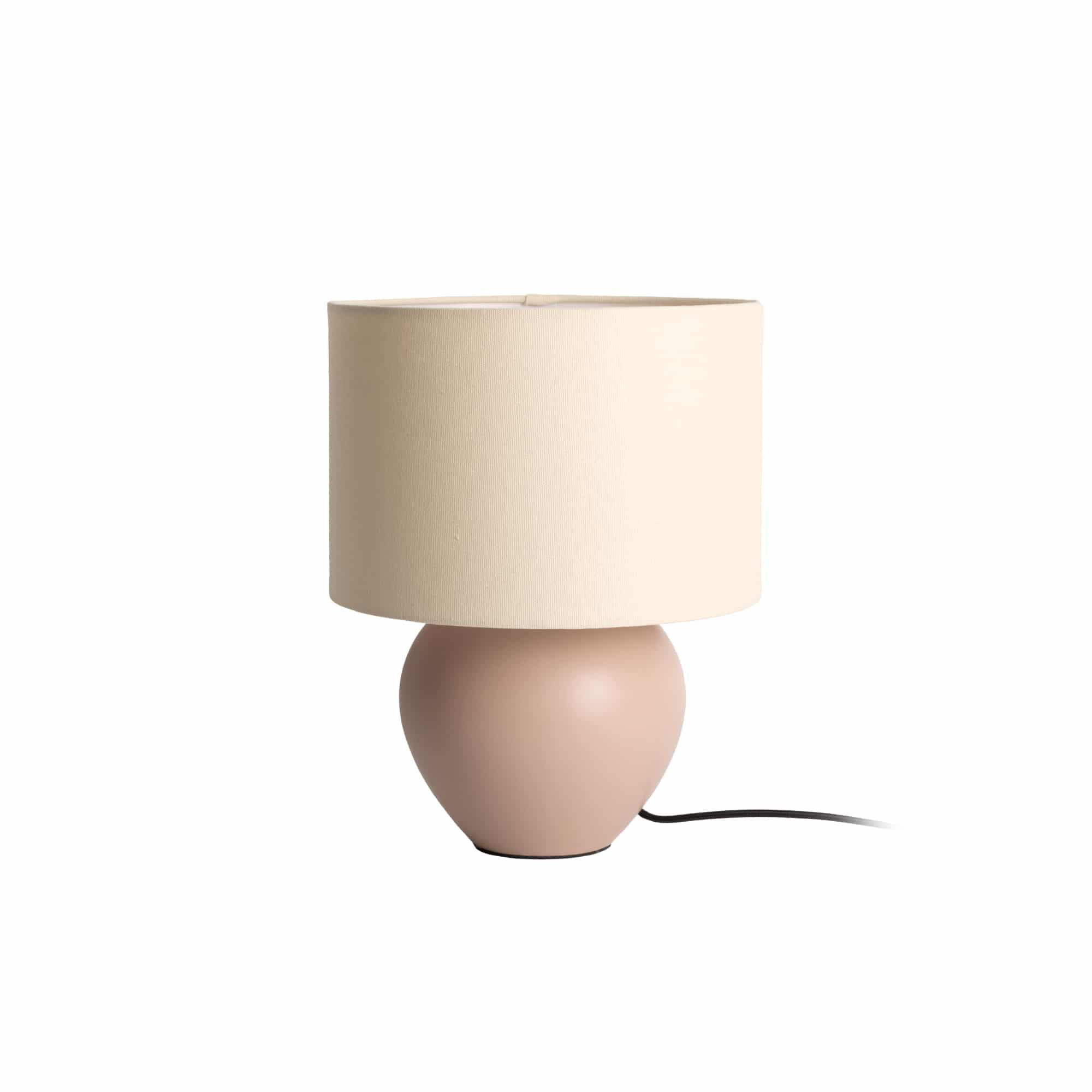 TISCHLAMPE Alma Cone Braun 23/23/32.5 cm - Ecru, Keramik (23/23/32.5cm) - Leitmotiv
